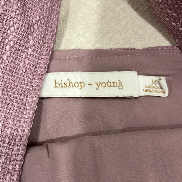 Bishop + young purple tweed top & skirt set - Picture 5 of 8